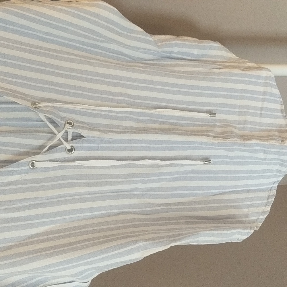 Rails Jeri Holland Stripe Linen Blend Top - image 6